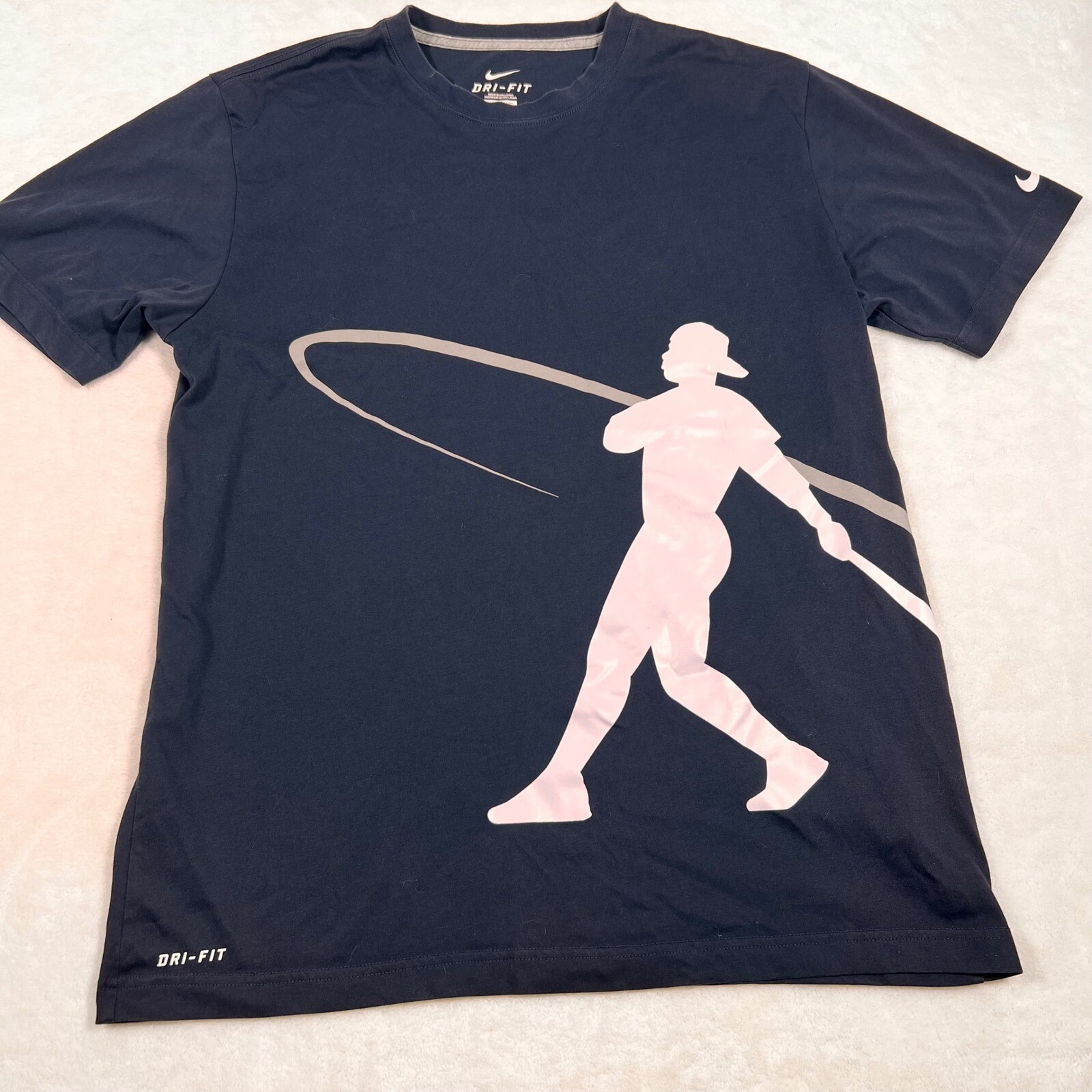 Nike Dri-FIT Graphic T-Shirt Baseball Player Activewear Tee Large gallery