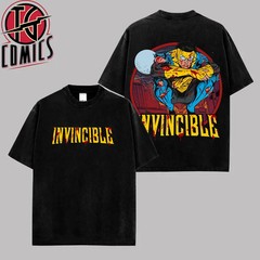 Mark Grayson – Invincible Graphic Premium Acid Washed Cotton T-Shirt (Made In US
