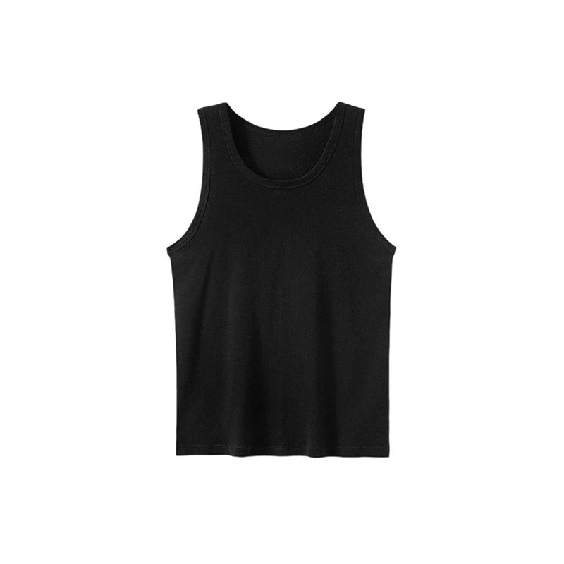 1/3 Pack Four Seasons Men's Cotton Joker Vest Teenagers Simple Fit Sports. gallery