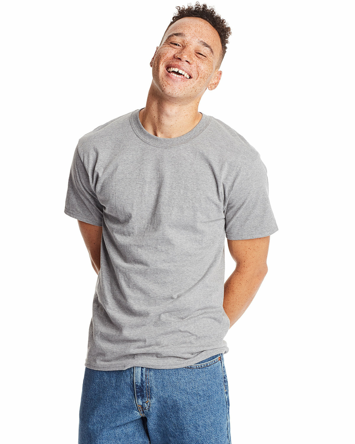 Hanes Men’s Unisex Beefy Tee 5180 (4XL)