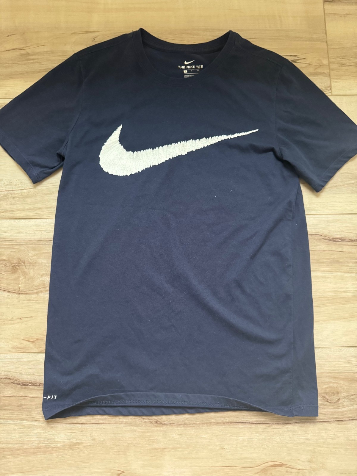Nike T Shirt Mens S BLue Short Sleeve Classic Collar
