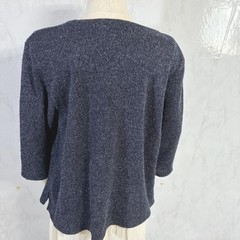 intage 3/4 Sleee Wool Blend Knit Compact Silhouette Adult Casual