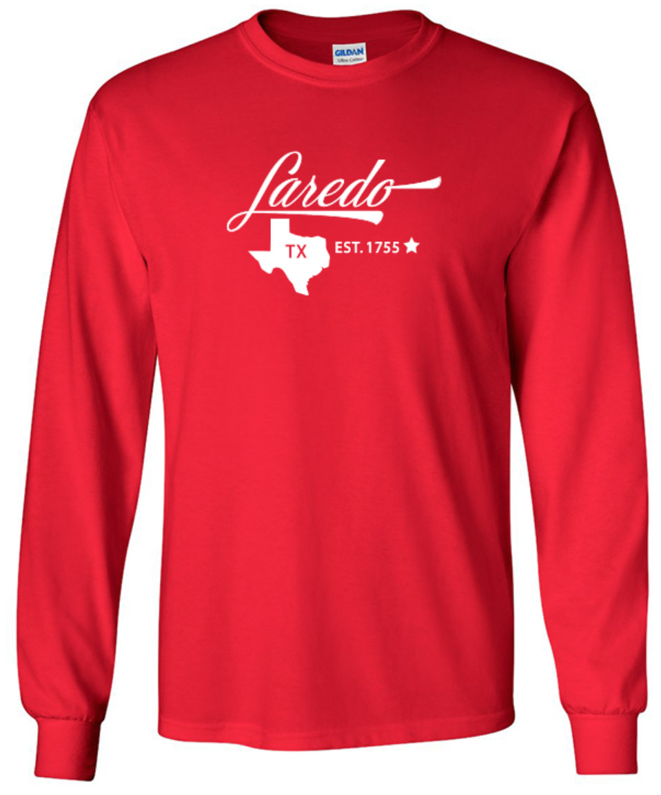 Laredo Texas T-Shirt State Long Sleeve Graphic Tees Unisex apparel Design gallery