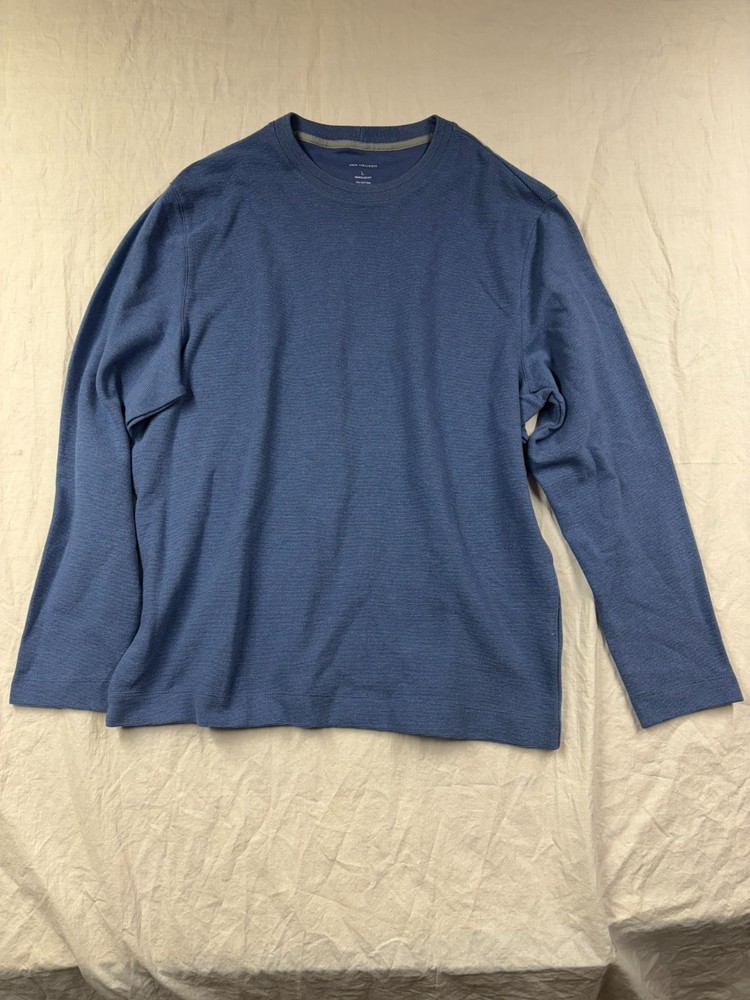 Men’s Van Heusen Regular Fit Blue Long Sleeve Shirt Size L