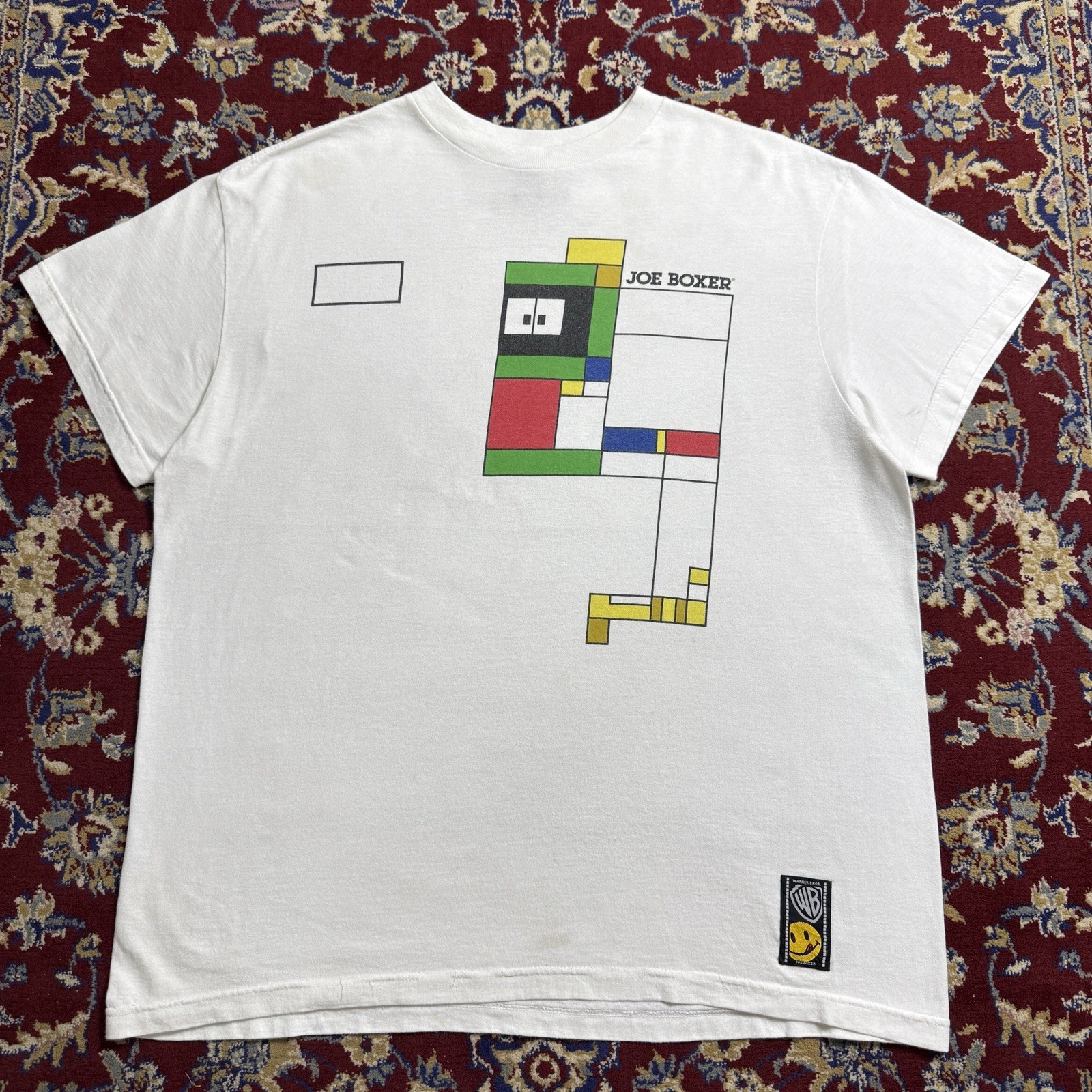 Vintage 1998 MoMA Piet Mondrian Marvin The Martian Joe Boxer Museum Art Tee 90s gallery