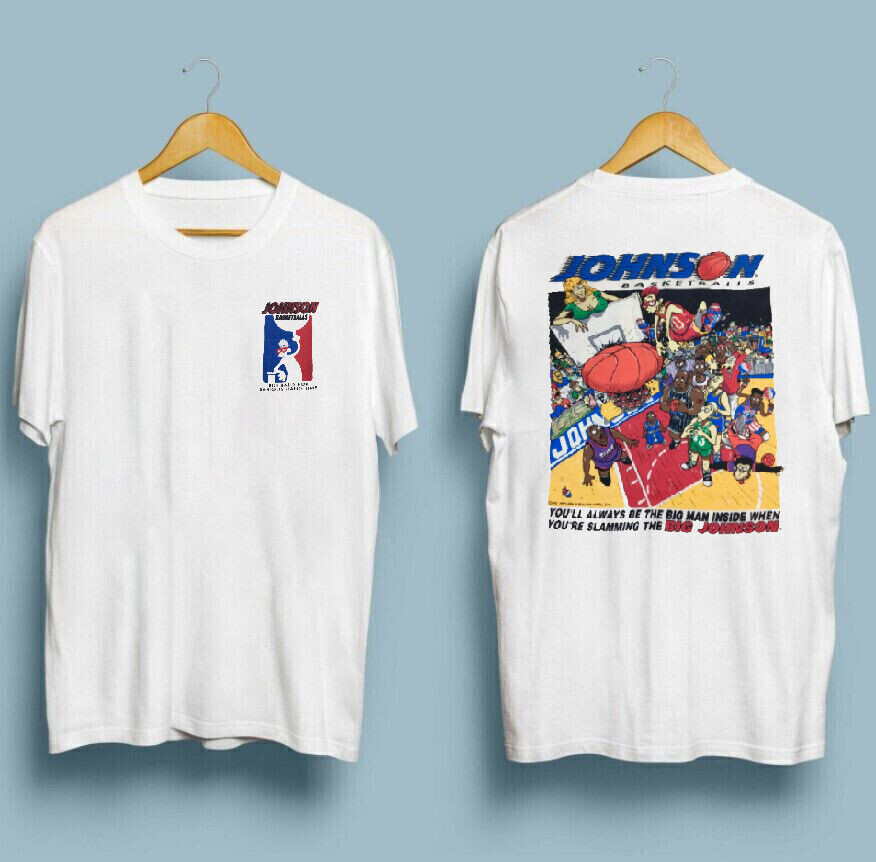 90s BiG Johnson BASKETBALL 1995 BIG BALLS T-Shirt S-5XL gallery