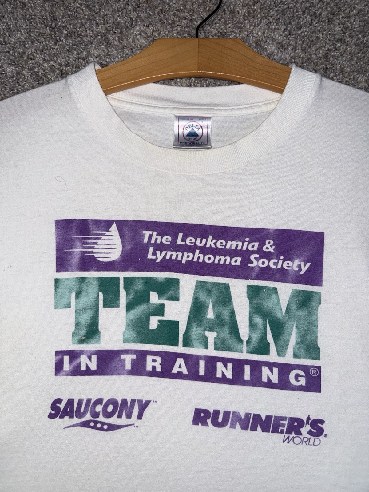 Vintage Saucony T Shirt Size Large 1990’s Running Retro Sports gallery