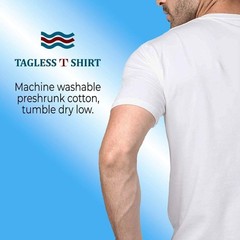 BILLIONHATS 12 Pack Plus Size Men Cotton T-Shirt Short Sleeve Lightweight Tees