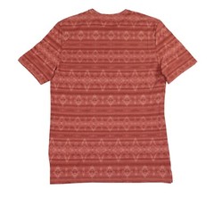 Weatherproof Aztec Pattern Short Sleeve V-Neck Men’s T-Shirt S NWT Red Ochre