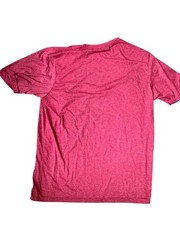 Graphic Monster Pizza Slice Tee Mens Size Large Heathered Red Hand Silkscreened