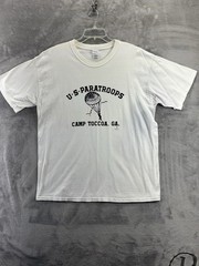 VTG U.S. Paratroops Camp Toccoa, GA 2001 Short Sleeve T-Shirt XL Military Army