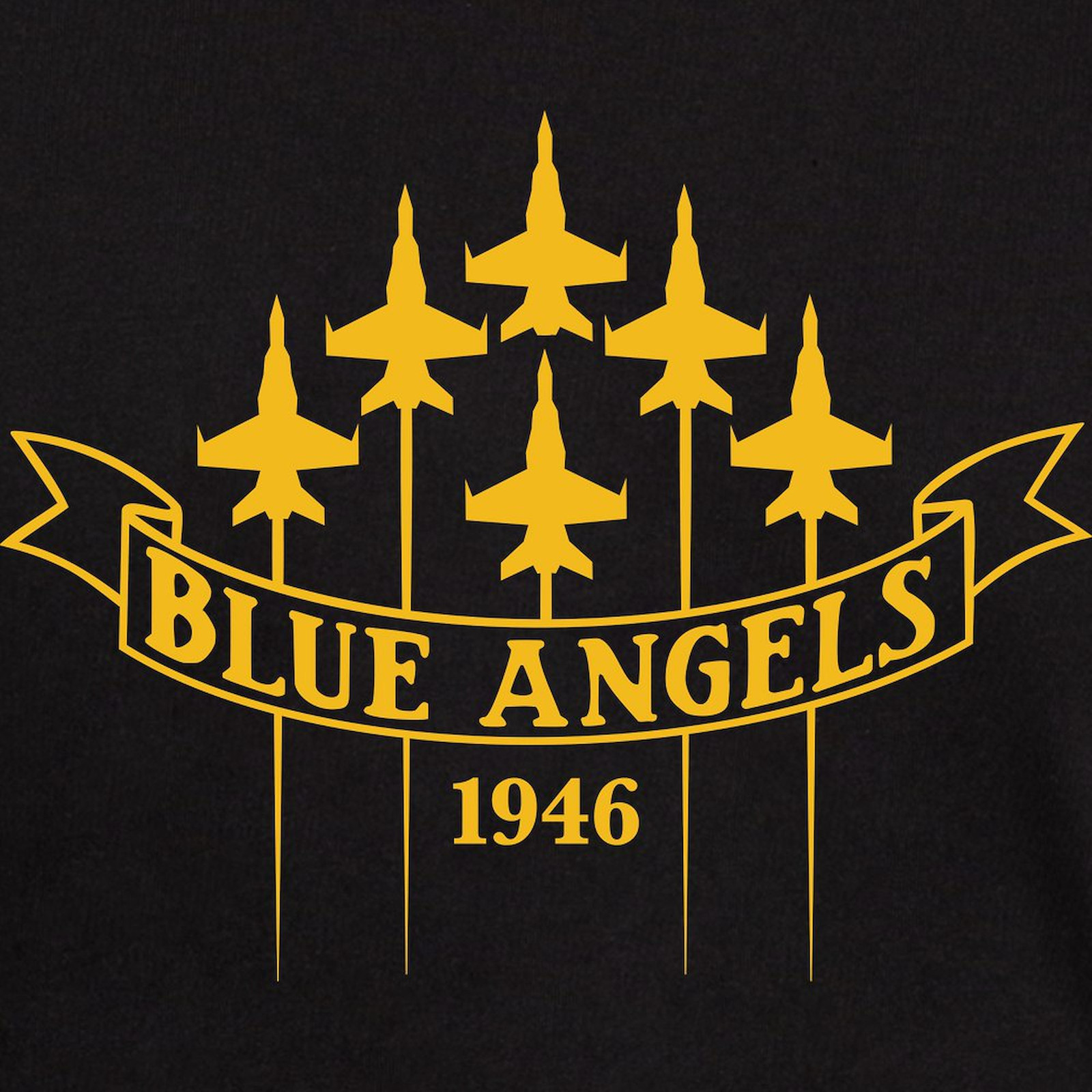 CafePress Blue Angels Fighter Planes Dark T Shirt Cotton T-Shirt (208025758) gallery