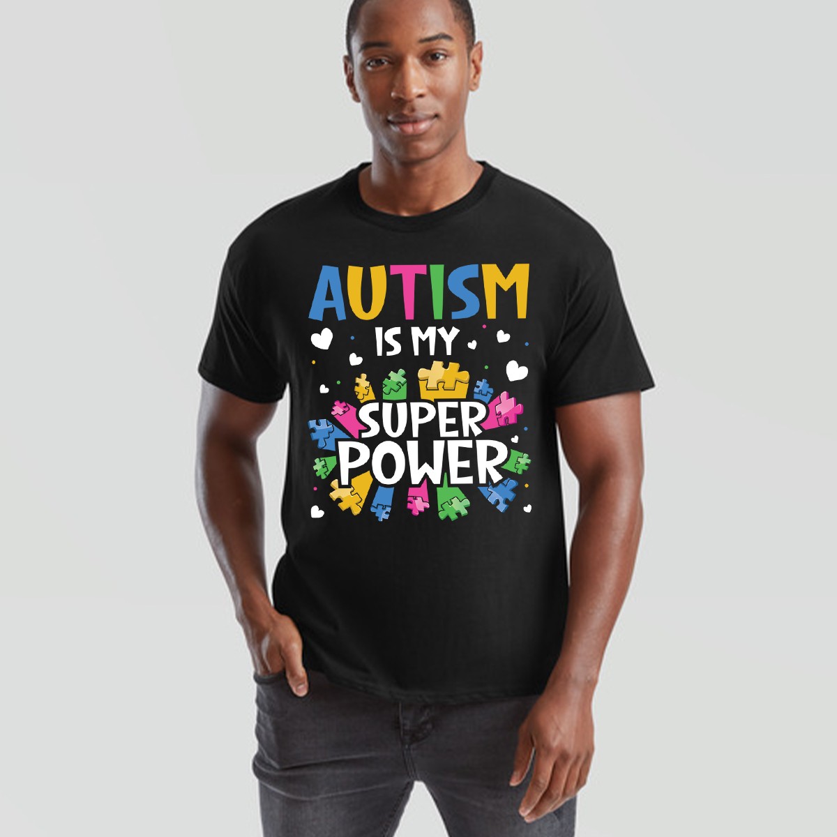 Autism Is My Superpower Autistic Unisex Tshirt gallery