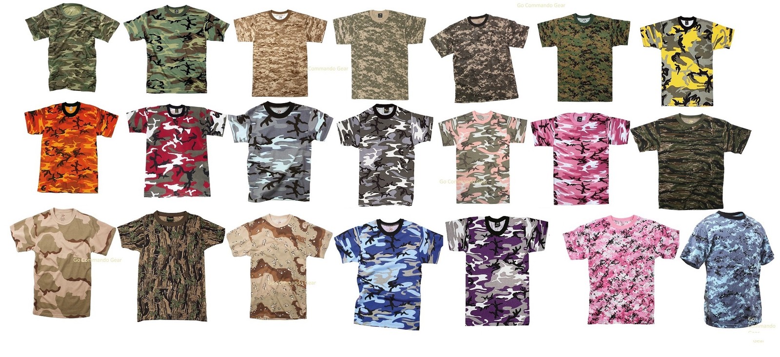 Camouflage Camo Army Military T-Shirts Tees Tee Shirts gallery