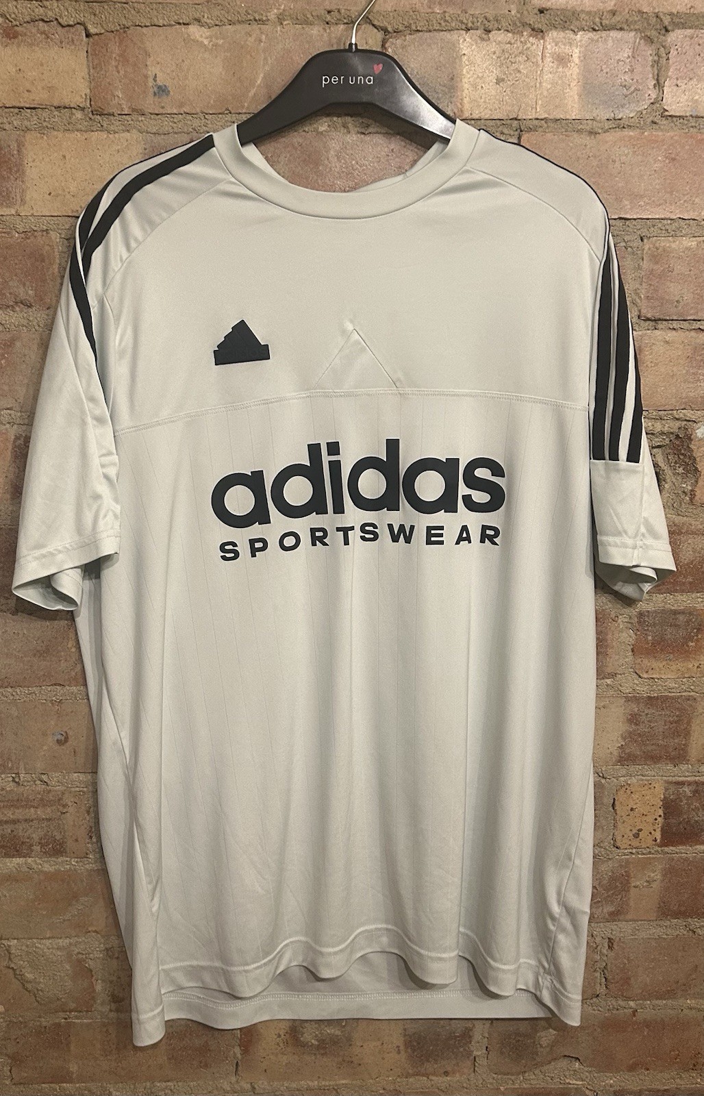 Adidas Sportswear Tiro Mens T-Shirt Size XL 44” Mint 100% Recycled Polyester gallery
