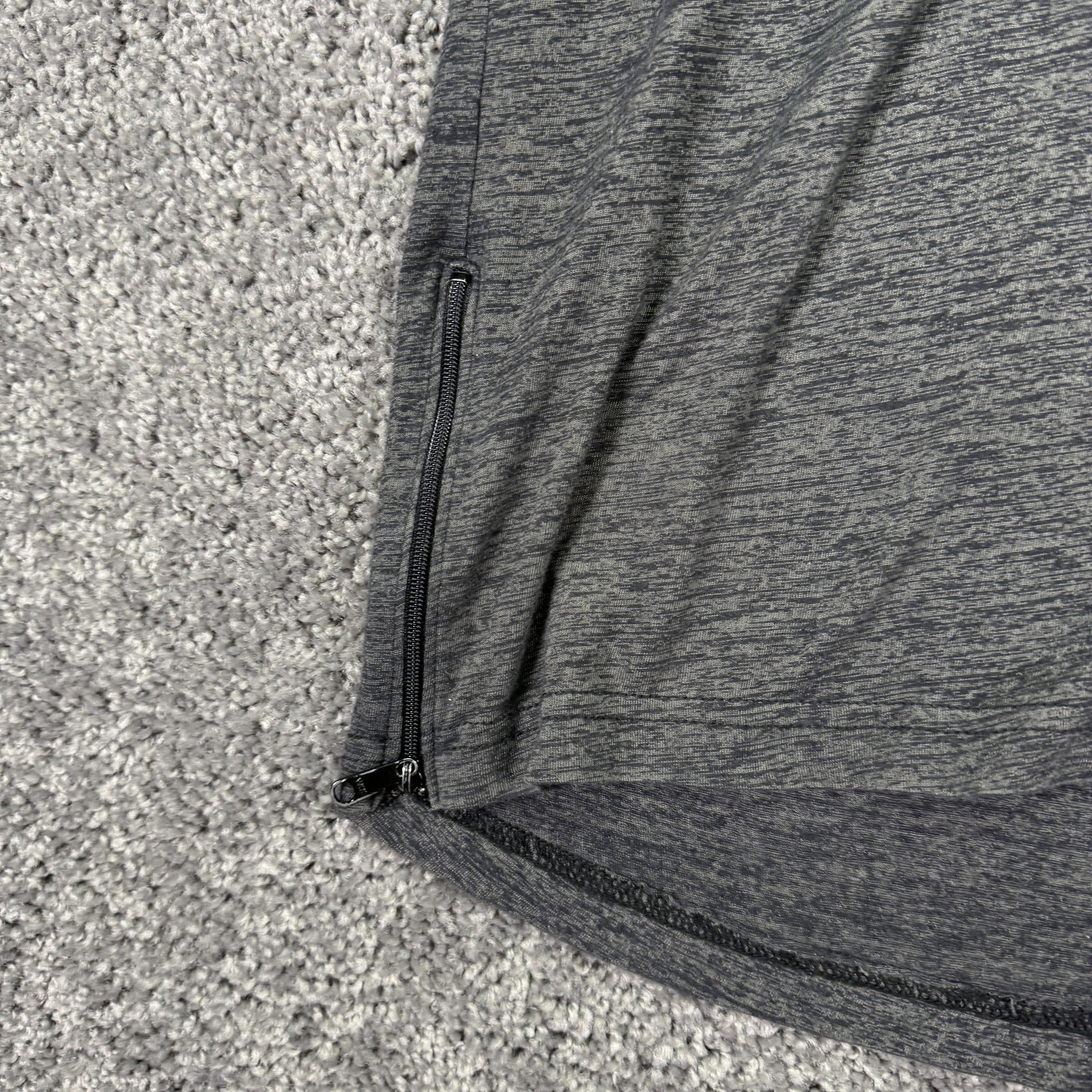 American Fighter Shirt Mens 2XL Gray Athletics Graphic Tee Side Zipper Casual gallery
