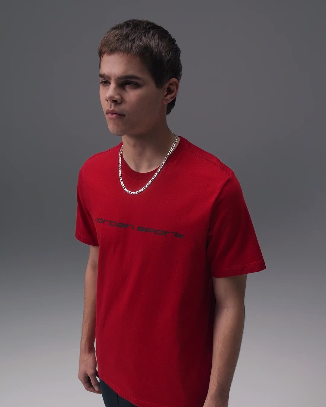 Nike Jordan Sports Men's Dri-FIT T-shirt FZ1931-687 Gym Red/Black US Size XS-3XL gallery