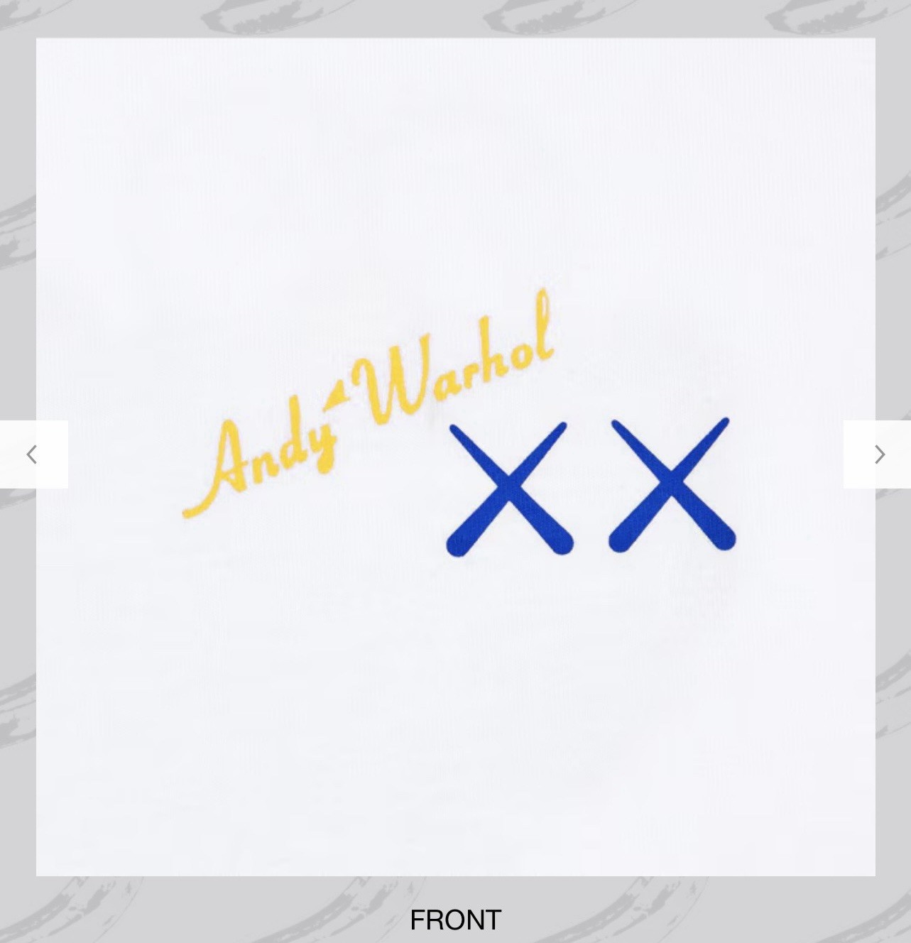 KAWS x Uniqlo x Warhol UT Graphic Banana T-Shirt White - JP Japan Sizing 2XL gallery