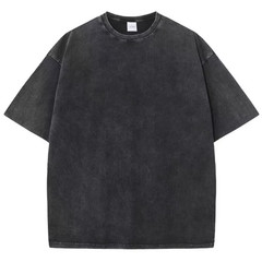 Men Relaxed Vintage Graphic T-Shirt 100% Thick Cotton Retro Streetwear Gift New