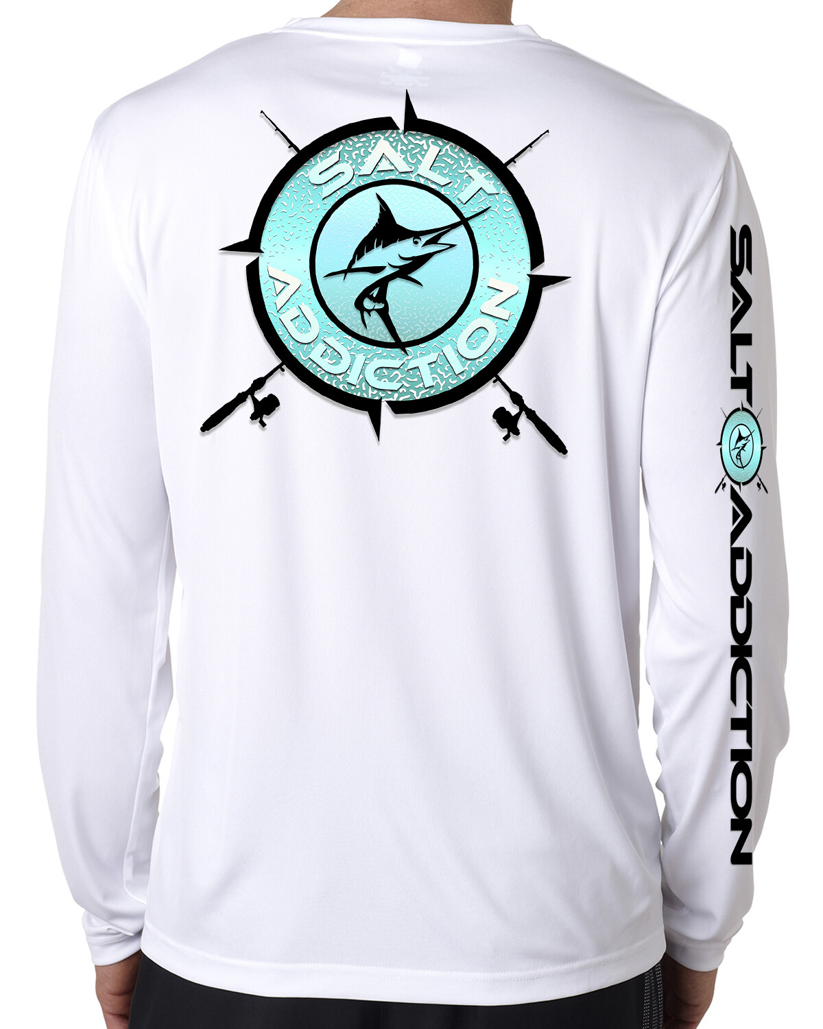 Salt Addiction T shirt long sleeve microfiber Marlin fishing with uv Protection gallery