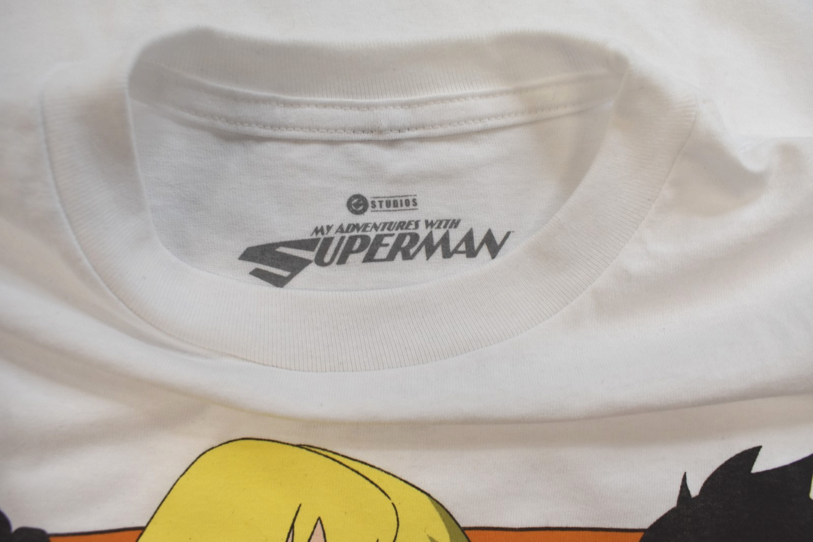 DC Comics My Adventures With Superman Mens Group Photo White Shirt New XS-3XL gallery