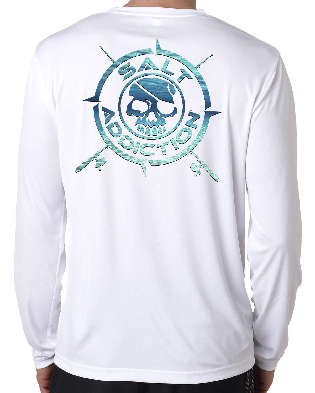 Salt Addiction t shirt Saltwater long sleeve microfiber fishing 50+ uv life gallery