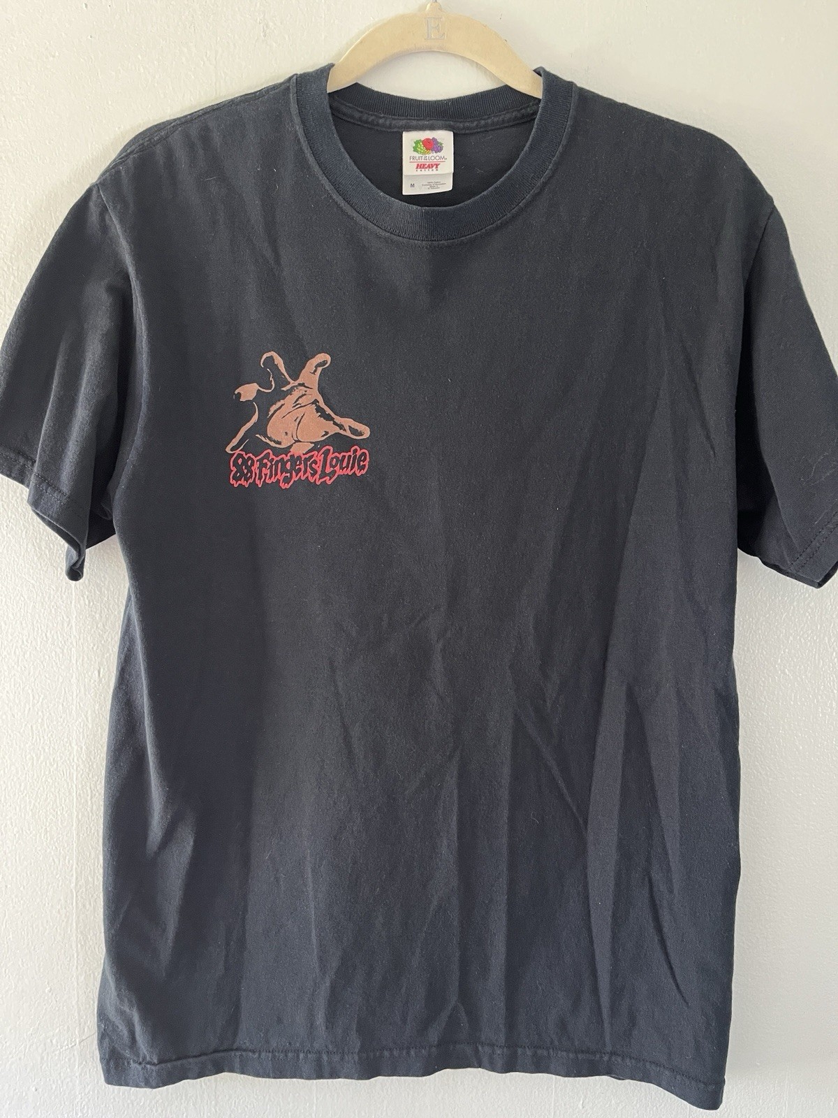 88 Fingers Louie Black T-Shirt Short Sleeve Cotton Men's Size M gallery