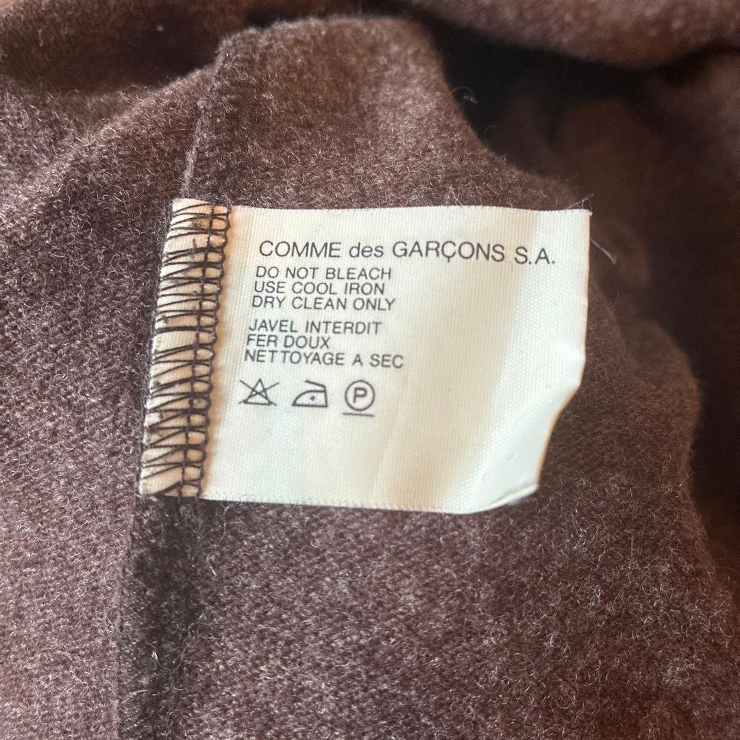 COMME des GARCONS SHIRT Wool-Nylon Knit M Brown France Used gallery
