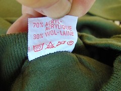 Belgian Military wool/acrylic blend O.D. night/day shirt, Size S, NOS, free ship