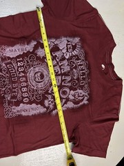 Ouija Board Men Size XL Rusty Red Short Sleeve Graphic T Shirt Halloween Season