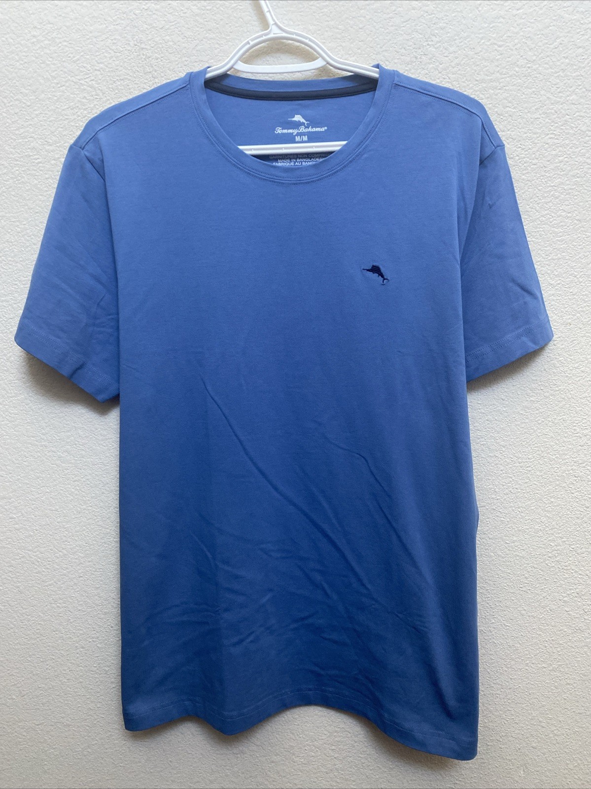 NEW Tommy Bahama Blue T-Shirt Cotton Spandex NWT $36 Medium
