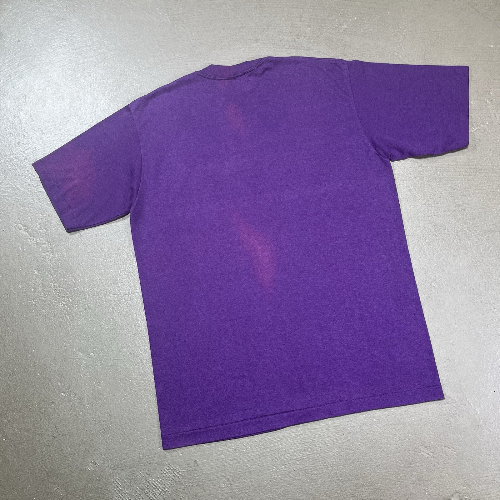 Vintage Winterthur T Shirt Purple Faded 80s Sportswear Running Museum Garden Art gallery