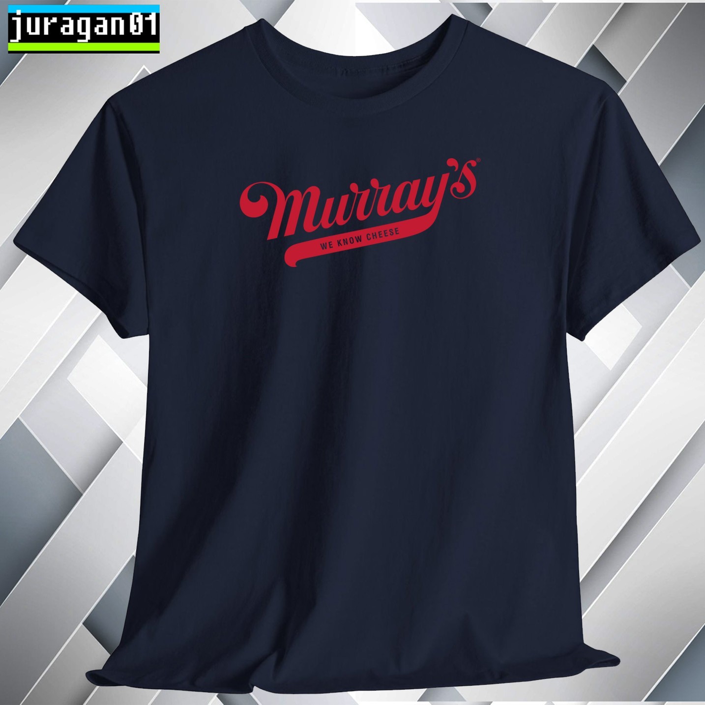 Murray's Cheese T-Shirt Logo Black/Gray/Blue/Red/White/Choc S to 5XL Made in USA gallery