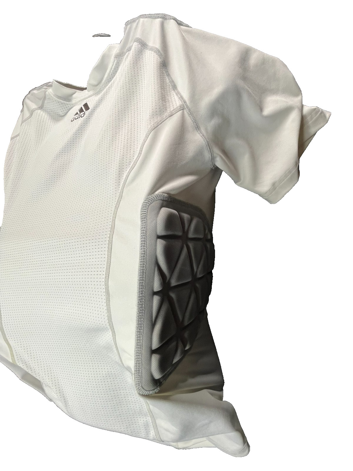 Adidas Adult Force Integrated Football Shirt Mens L White Padded Aero Ready gallery