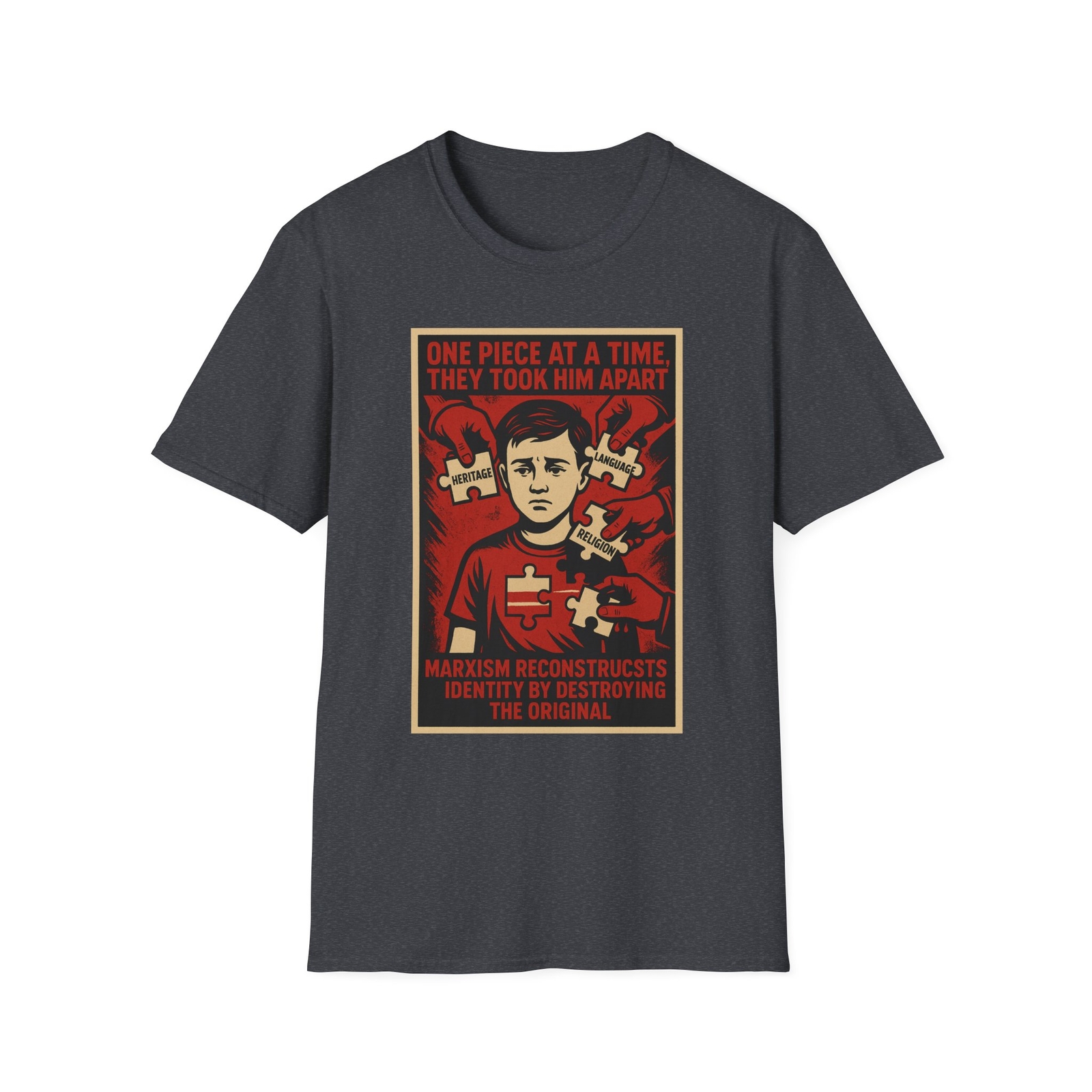 One Piece At A Time Shirt, Anti-Marxist American Shirt, Patriotic Tee, Red Pill gallery
