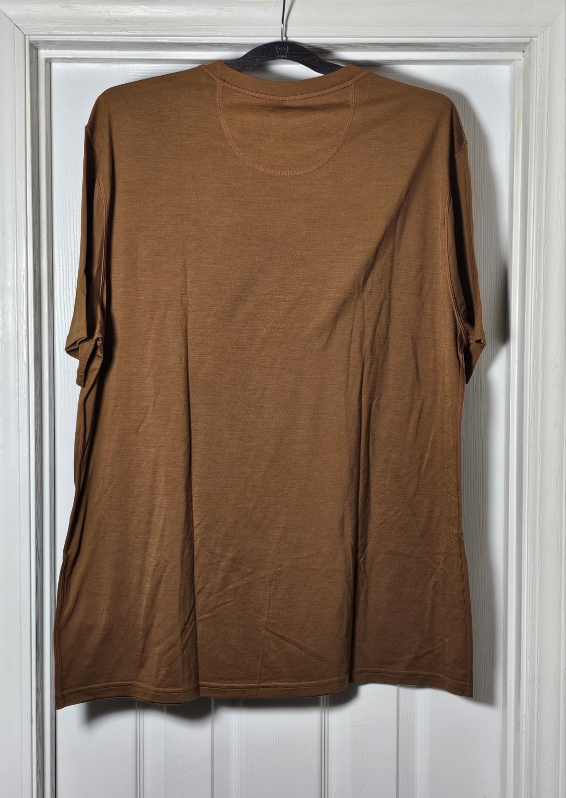 Filson Merino Wool Blend Upf T-Shirt Size XL Whiskey Brown Short Sleeve gallery
