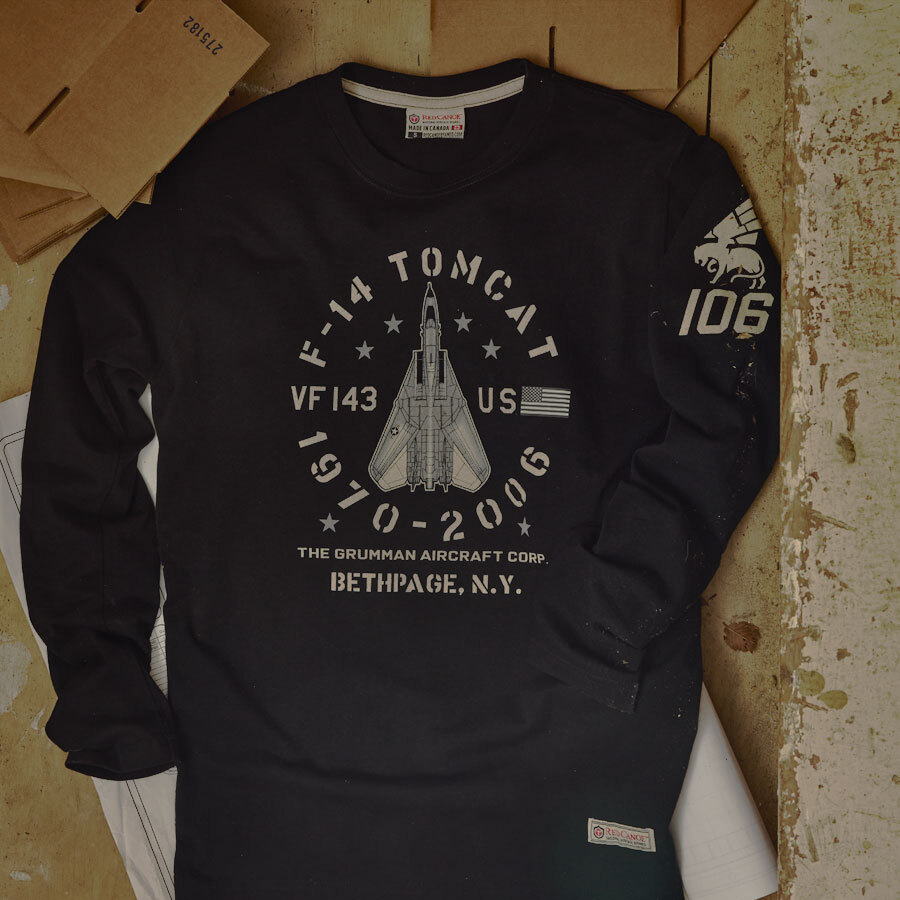 Red Canoe Grumman F-14 Tomcat Long Sleeve T-Shirt gallery
