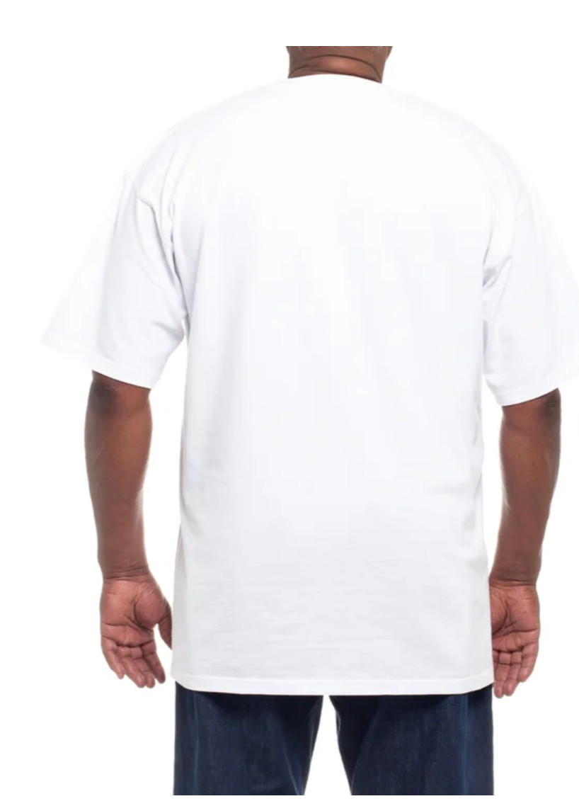 Kirkland Signature Men’s Heavyweight Crew Neck Tee, 6-pack Cotton White Black* gallery
