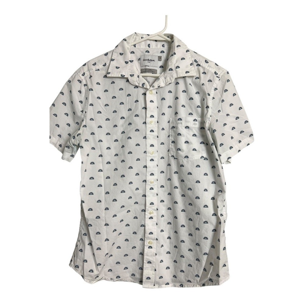 Mens Button Down Shirt Basic Casual Everyday Normcore Goodfellow Medium