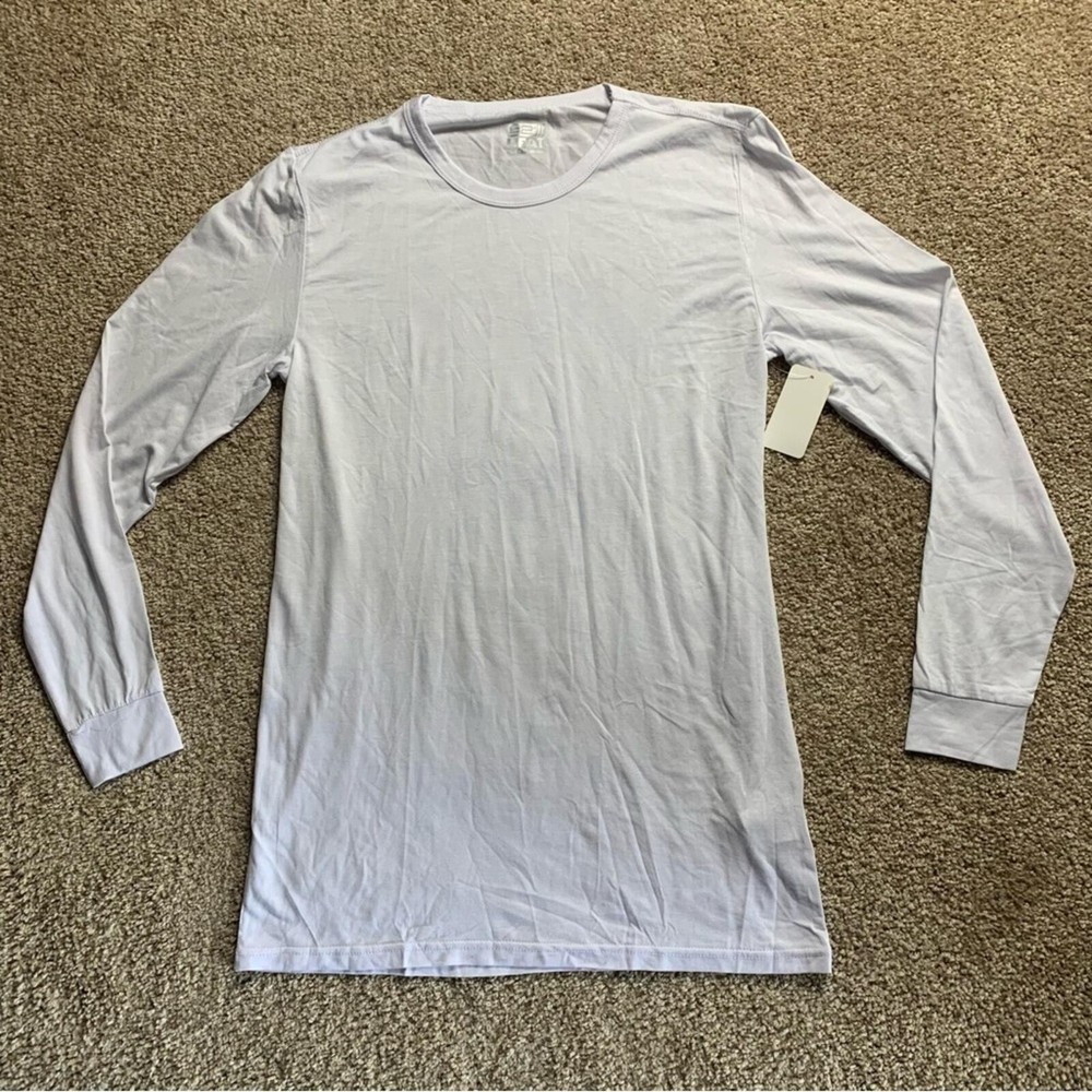 32 Degrees Heat Men’s White Long Sleeve Base Layer Shirt Size Small