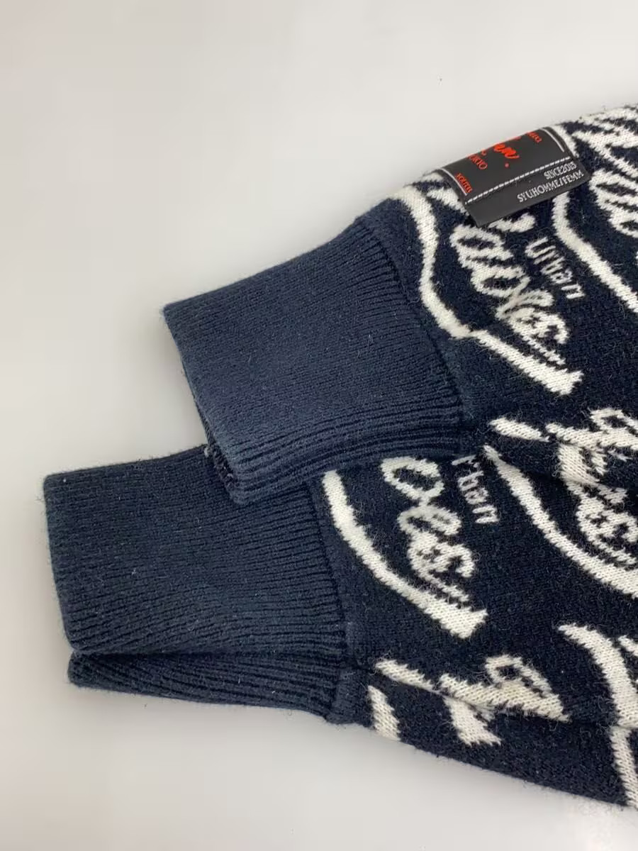 SYUMAN. Knit Sweater (Lightweight) Free Size Cotton Black All-Over Print YO24ss- gallery