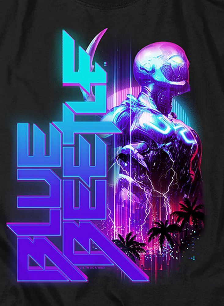 Blue Beetle "Lightning" T-Shirt or Sleeveless Tank - through 5X gallery