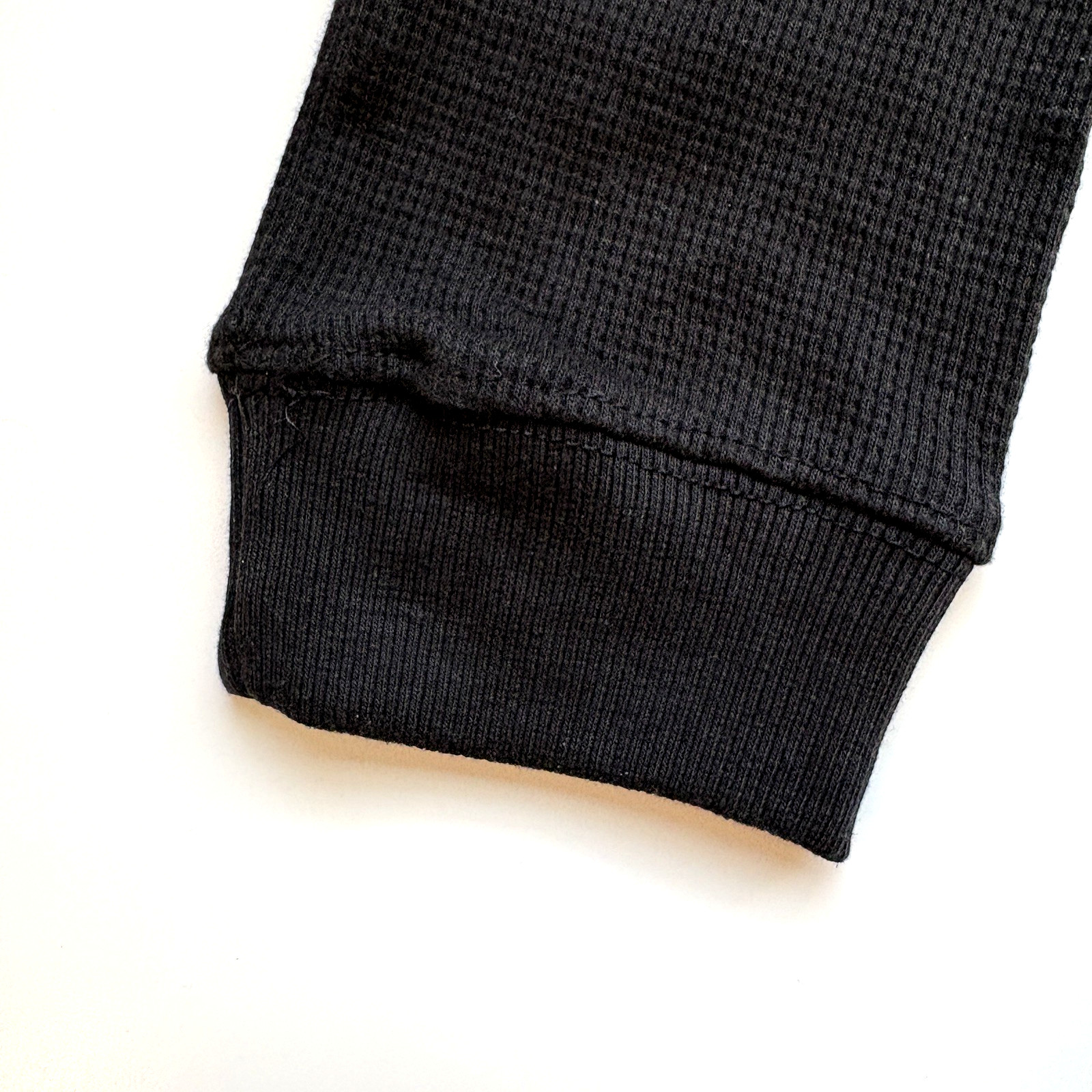 NWT Men ONIA Henley Waffle Textured Knit Long Deep Navy Polo Shirt Medium gallery