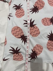 Free Planet Authentic Apparel Cotton Spandex Tee Men’s Large Pink Pineapple