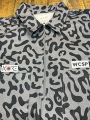 WCSP Collaboration Korelimited South Korea Army Camouflage 1/2 Zip Shirt Large
