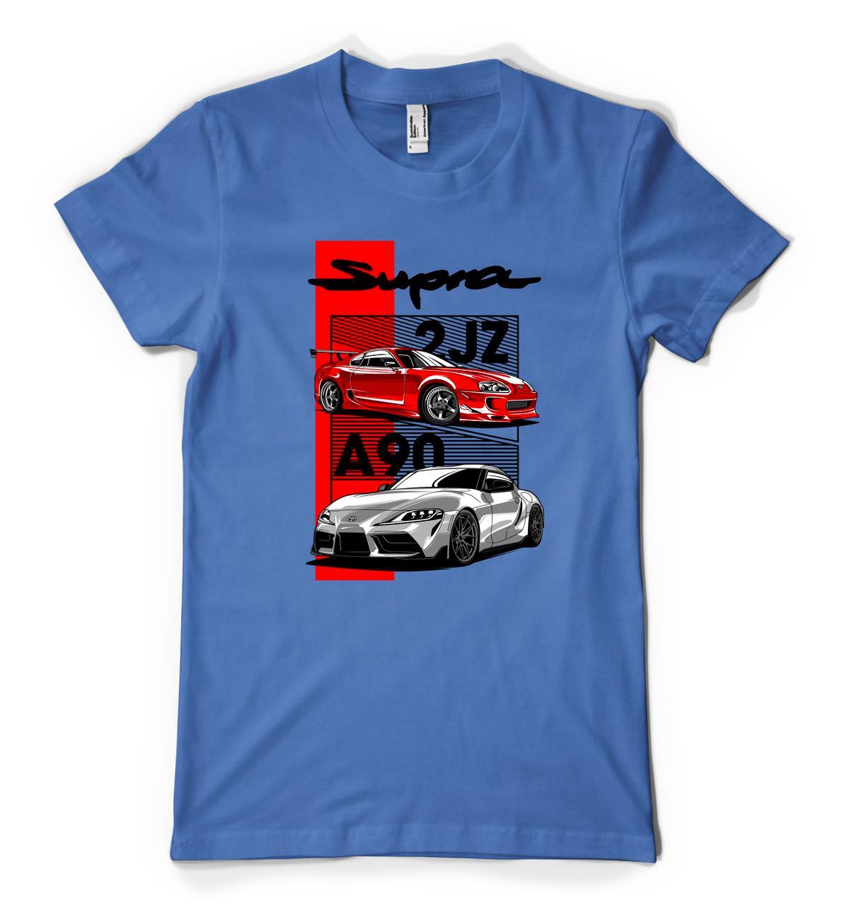 Japanese Supra Sportcar Classic Custom Car Personalised Unisex Adult T Shirt gallery