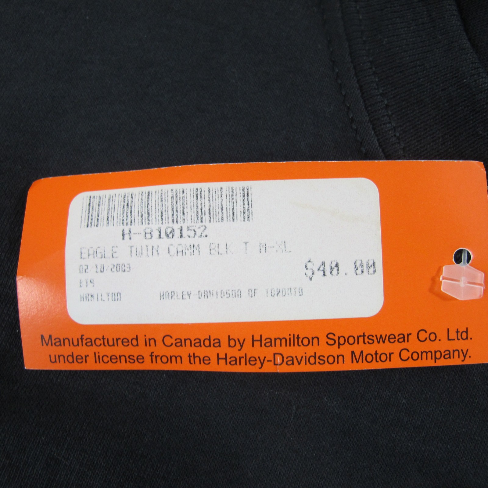 NEW Vintage 2003 Harley-Davidson T Shirt L Toronto Ontario Canada gallery