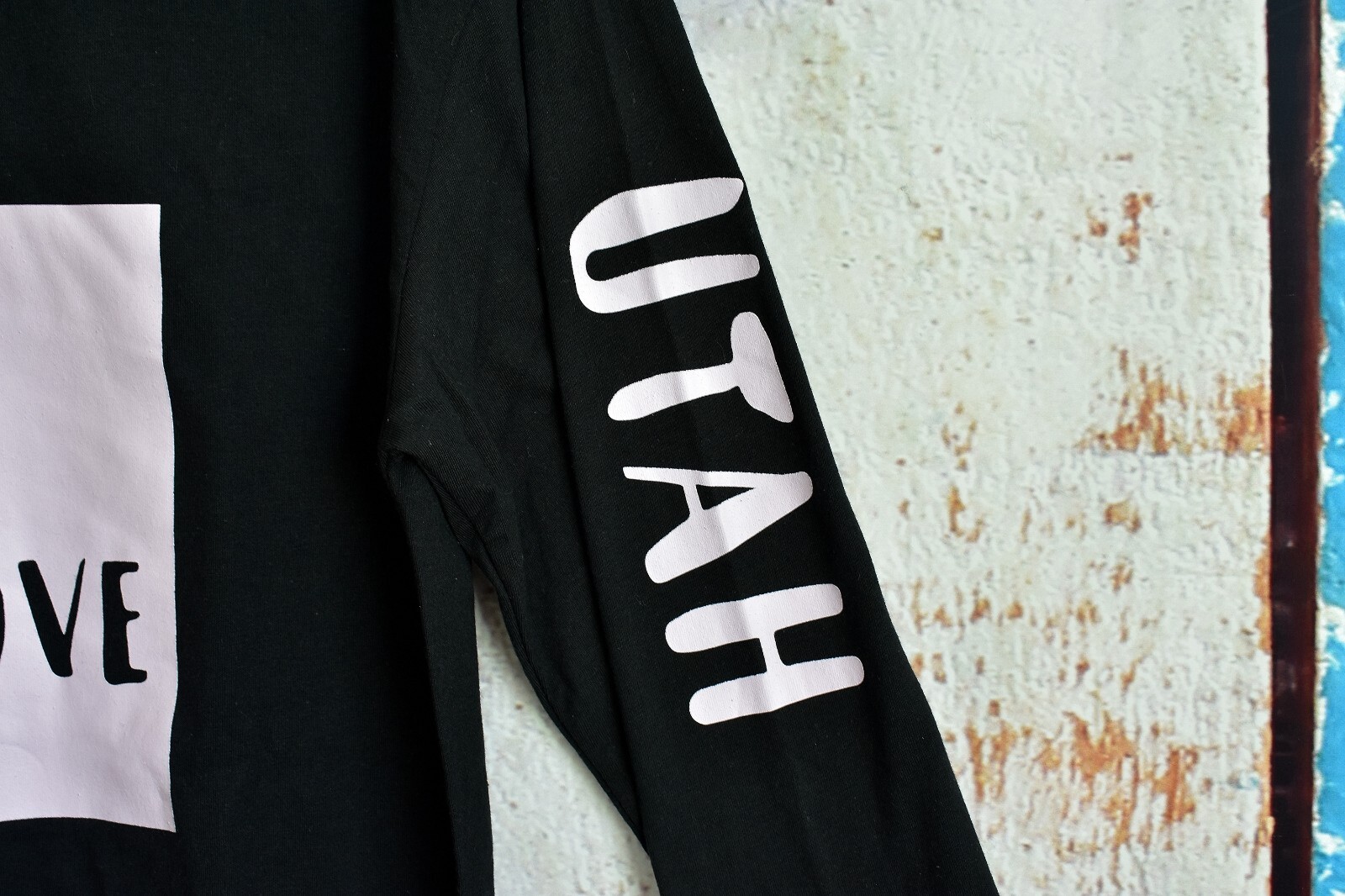 Unisex Home Free Love Utah Long-Sleeve T-Shirt Crew Neck SMALL Black NEW NO TAG gallery