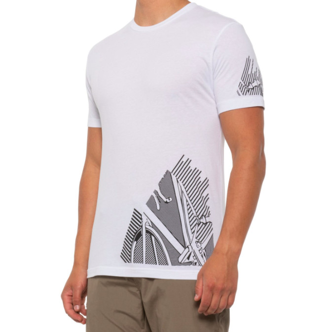 PEARL IZUMI Men’s Graphic T-Shirt Short Sleeve White Size XS. NWT