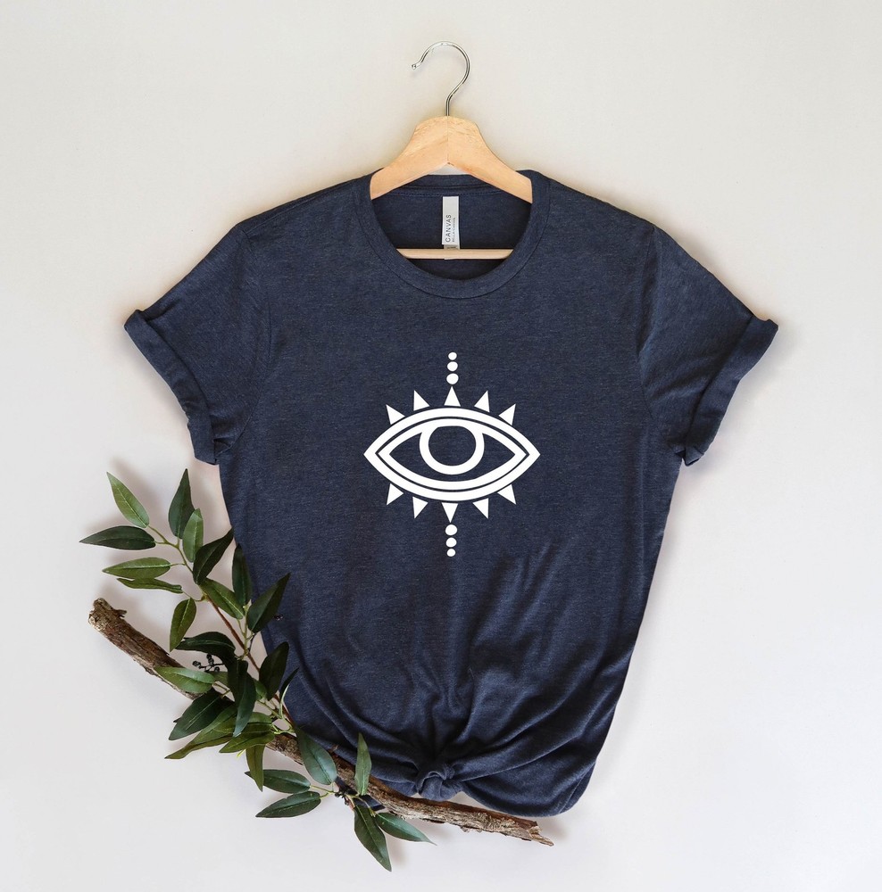 Evil Eye Graphic T Shirt Mystical Unisex Tee Spiritual Protection Shirt Boho Mag